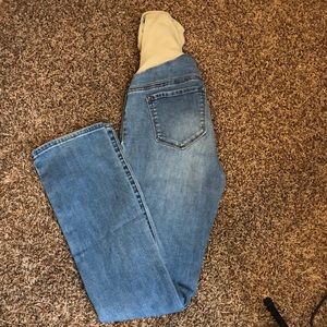Destroyed Maternity Jeans